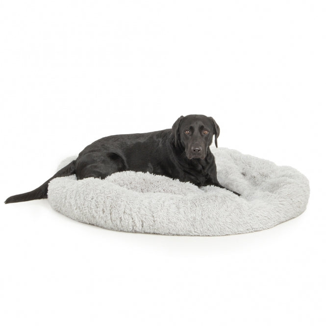 Plüschbett Sarnia Grau